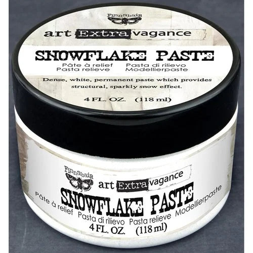 Prima - Finnabair - Art Extravagance - SNOWFLAKE PASTE - 4 OZ #962906