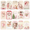 Prima From 25 & PEPPERMINT Christmas TAG PAD 45 pcs #981556