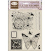 Stamperia QUIET DAYS - BUTTERFLY Acrylic Stamps 14 x 18 cm #WTK230