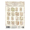 PRE-ORDER / RE-ORDER Stamperia ALL AROUND - A4 Junk Journal - Stickers Cut outs Backgrounds #SBJK20