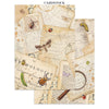 PRE-ORDER / RE-ORDER Stamperia ALL AROUND - A4 Junk Journal - Stickers Cut outs Backgrounds #SBJK20