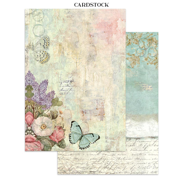 Stamperia WONDERLAND - A4 Junk Journal - Stickers Cut outs Backgrounds #SBJK21