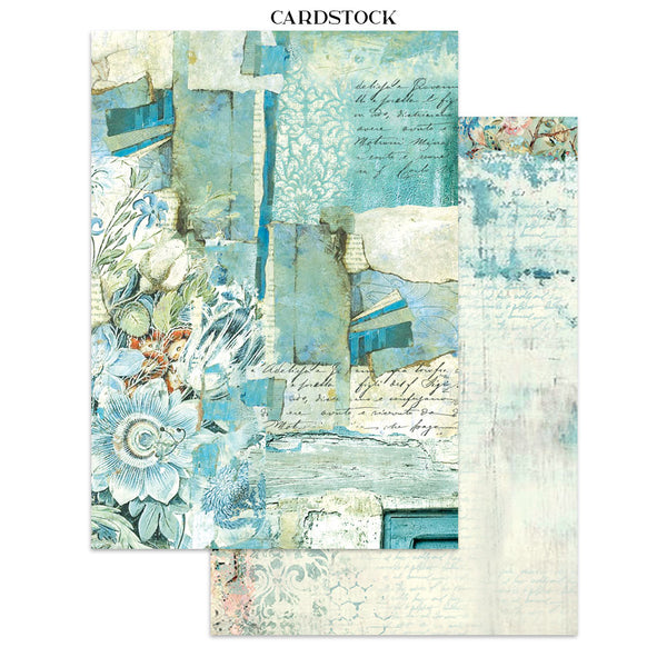 Stamperia WONDERLAND - A4 Junk Journal - Stickers Cut outs Backgrounds #SBJK21