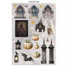 Stamperia HALLOWEEN - A4 Junk Journal - Stickers Cut outs Backgrounds #SBJK22
