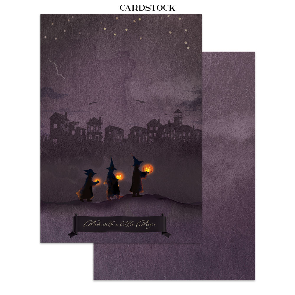 Stamperia HALLOWEEN - A4 Junk Journal - Stickers Cut outs Backgrounds #SBJK22