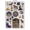 Stamperia HALLOWEEN - A4 Junk Journal - Stickers Cut outs Backgrounds #SBJK22