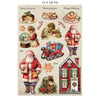 Stamperia CLASSIC CHRISTMAS - A4 Junk Journal - Stickers Cut outs Backgrounds #SBJK23