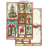 Stamperia CLASSIC CHRISTMAS - A4 Junk Journal - Stickers Cut outs Backgrounds #SBJK23