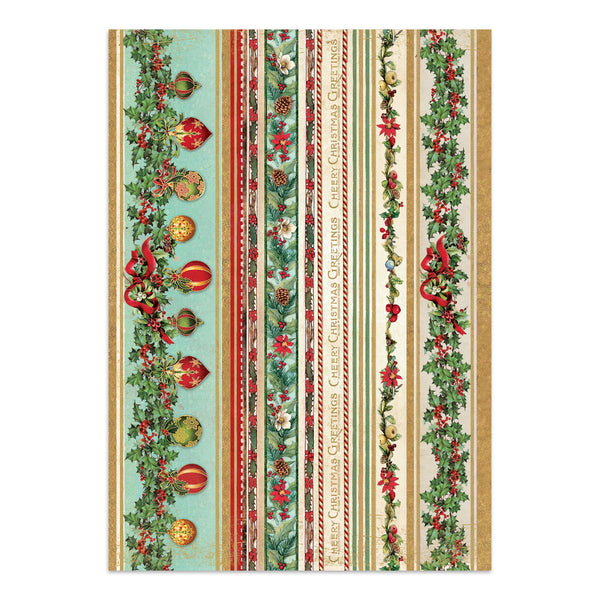 Stamperia CLASSIC CHRISTMAS - A4 Junk Journal - Stickers Cut outs Backgrounds #SBJK23