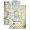 Stamperia SYMPHONY - A4 Junk Journal - Stickers Cut outs Backgrounds #SBJK24