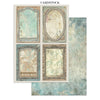 Stamperia SYMPHONY - A4 Junk Journal - Stickers Cut outs Backgrounds #SBJK24