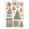 Stamperia WINTER MAGIC - A4 Junk Journal - Stickers Cut outs Backgrounds #SBJK25