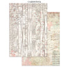Stamperia WINTER MAGIC - A4 Junk Journal - Stickers Cut outs Backgrounds #SBJK25