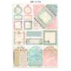 Stamperia WINTER MAGIC - A4 Junk Journal - Stickers Cut outs Backgrounds #SBJK25