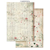 Stamperia ORIENTAL GARDEN - A4 Junk Journal - Stickers Cut outs Backgrounds #SBJK26