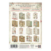 Stamperia ORIENTAL GARDEN - A4 Junk Journal - Stickers Cut outs Backgrounds #SBJK26
