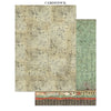 Stamperia ORIENTAL GARDEN - A4 Junk Journal - Stickers Cut outs Backgrounds #SBJK26