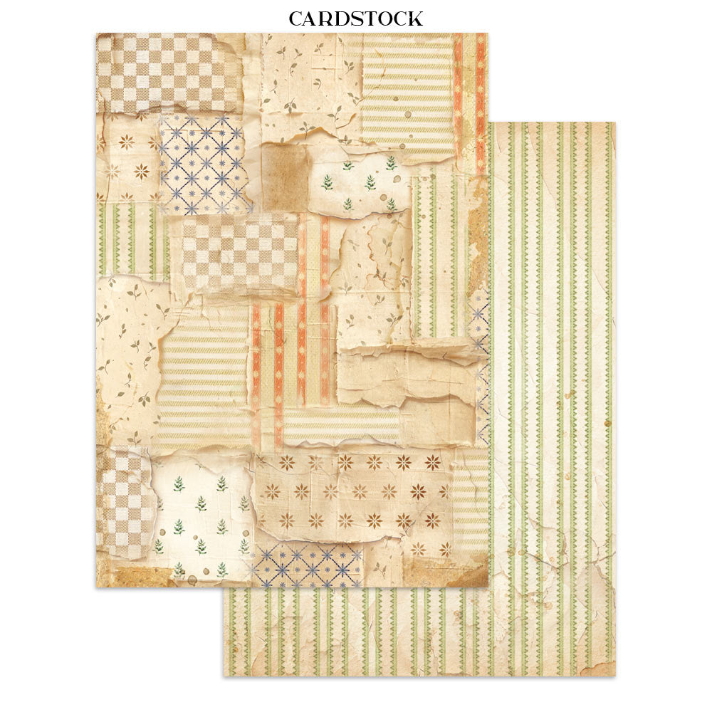 Stamperia SILENT NIGHT - CHRISTMAS - A4 Junk Journal - Stickers Cut outs Backgrounds #SBJK27