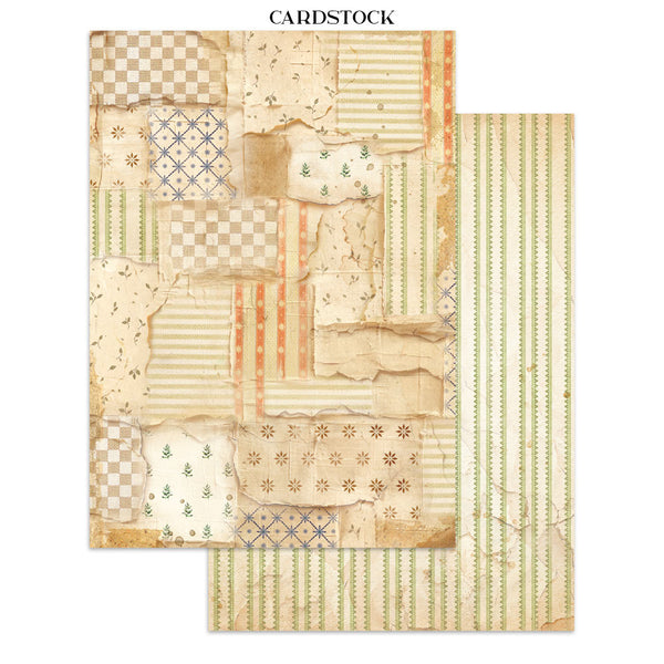 Stamperia SILENT NIGHT - CHRISTMAS - A4 Junk Journal - Stickers Cut outs Backgrounds #SBJK27