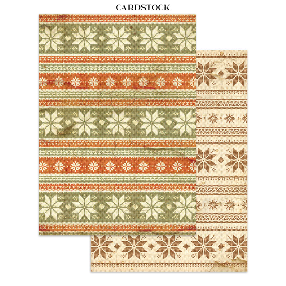 Stamperia SILENT NIGHT - CHRISTMAS - A4 Junk Journal - Stickers Cut outs Backgrounds #SBJK27