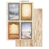 Stamperia SILENT NIGHT - CHRISTMAS - A4 Junk Journal - Stickers Cut outs Backgrounds #SBJK27