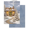 Stamperia SILENT NIGHT - CHRISTMAS - A4 Junk Journal - Stickers Cut outs Backgrounds #SBJK27