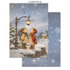 Stamperia SILENT NIGHT - CHRISTMAS - A4 Junk Journal - Stickers Cut outs Backgrounds #SBJK27