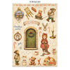 Stamperia SILENT NIGHT - CHRISTMAS - A4 Junk Journal - Stickers Cut outs Backgrounds #SBJK27