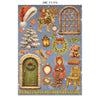 Stamperia SILENT NIGHT - CHRISTMAS - A4 Junk Journal - Stickers Cut outs Backgrounds #SBJK27