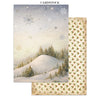 Stamperia SILENT NIGHT - CHRISTMAS - A4 Junk Journal - Stickers Cut outs Backgrounds #SBJK27