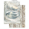 Stamperia WHITE CHRISTMAS - A4 Junk Journal - Stickers Cut outs Backgrounds #SBJK28