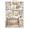 Stamperia WHITE CHRISTMAS - A4 Junk Journal - Stickers Cut outs Backgrounds #SBJK28