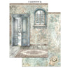Stamperia WHITE CHRISTMAS - A4 Junk Journal - Stickers Cut outs Backgrounds #SBJK28