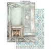 Stamperia WHITE CHRISTMAS - A4 Junk Journal - Stickers Cut outs Backgrounds #SBJK28