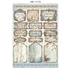 Stamperia WHITE CHRISTMAS - A4 Junk Journal - Stickers Cut outs Backgrounds #SBJK28