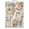 Stamperia WHITE CHRISTMAS - A4 Junk Journal - Stickers Cut outs Backgrounds #SBJK28