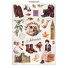 Stamperia OUR WAY - A4 Junk Journal - Stickers Cut outs Backgrounds #SBJK30