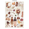 Stamperia OUR WAY - A4 Junk Journal - Stickers Cut outs Backgrounds #SBJK30