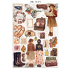 Stamperia OUR WAY - A4 Junk Journal - Stickers Cut outs Backgrounds #SBJK30