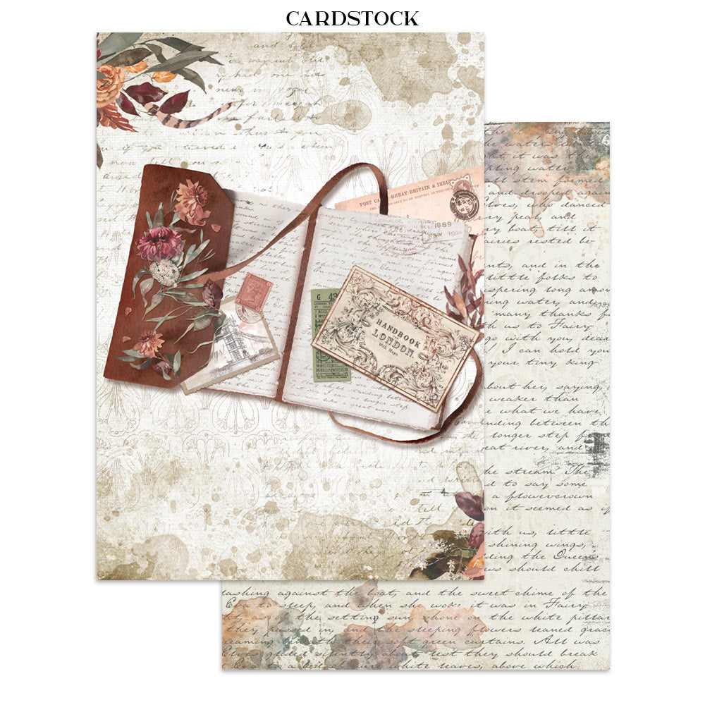 Stamperia OUR WAY - A4 Junk Journal - Stickers Cut outs Backgrounds #SBJK30