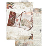Stamperia OUR WAY - A4 Junk Journal - Stickers Cut outs Backgrounds #SBJK30