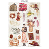 Stamperia OUR WAY - A4 Junk Journal - Stickers Cut outs Backgrounds #SBJK30