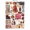 Stamperia OUR WAY - A4 Junk Journal - Stickers Cut outs Backgrounds #SBJK30