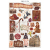 Stamperia OUR WAY - A4 Junk Journal - Stickers Cut outs Backgrounds #SBJK30