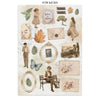 Stamperia FLOWERS and POEMS - A4 Junk Journal - Stickers Cut outs Backgrounds #SBJK31