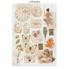 Stamperia FLOWERS and POEMS - A4 Junk Journal - Stickers Cut outs Backgrounds #SBJK31