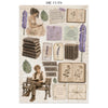 Stamperia FLOWERS and POEMS - A4 Junk Journal - Stickers Cut outs Backgrounds #SBJK31