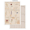 Stamperia FLOWERS and POEMS - A4 Junk Journal - Stickers Cut outs Backgrounds #SBJK31