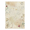Stamperia FLOWERS and POEMS - A4 Junk Journal - Stickers Cut outs Backgrounds #SBJK31