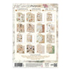 Stamperia FLOWERS and POEMS - A4 Junk Journal - Stickers Cut outs Backgrounds #SBJK31
